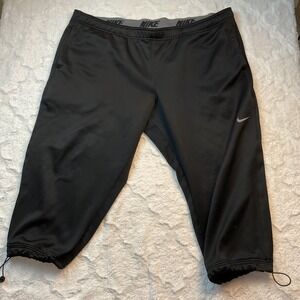 Nike Therma-FIT Training Pants Cropped Drawstring Black‎ XXL